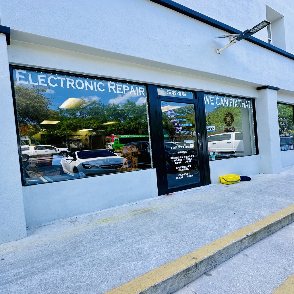 Clean storefront windows